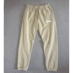 YoungLA Sweatpants Cotton Heavyweight Cream Beige Thick